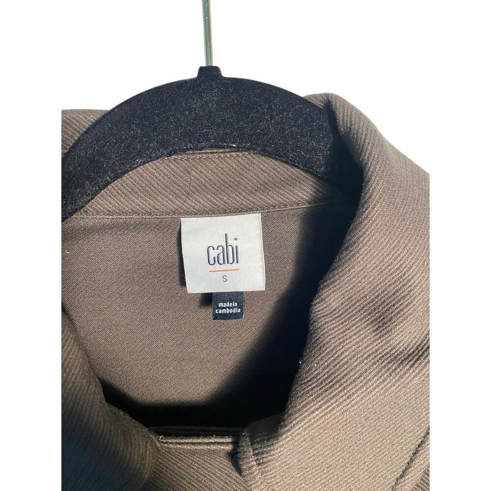 Women's Cabi Moto Olive Green Jacket Size Small - Picture 5 of 5